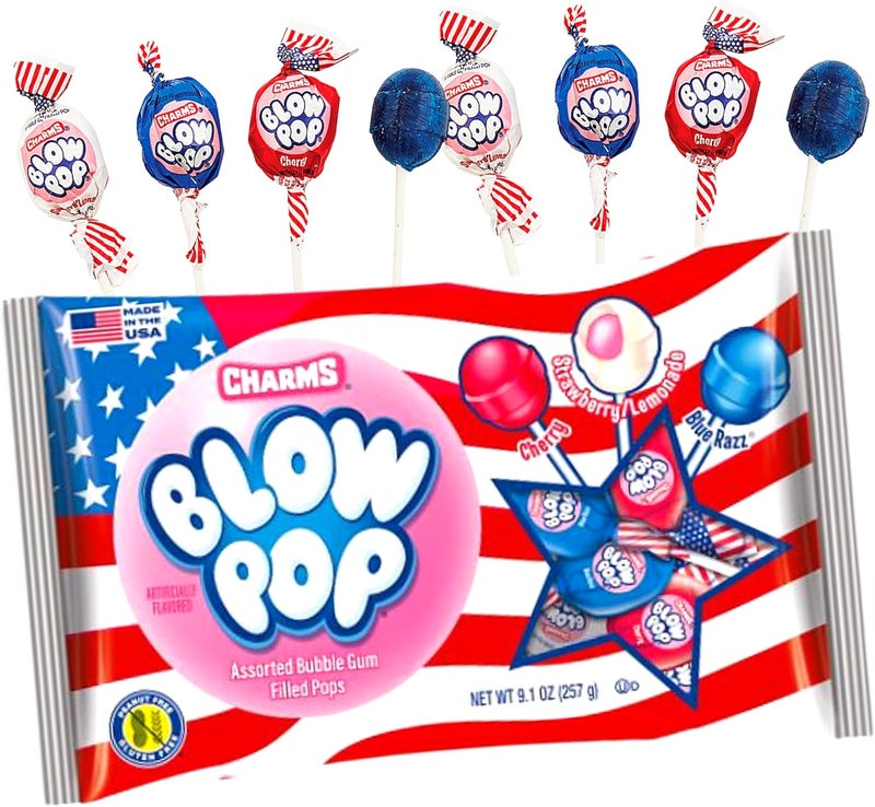 Charms Patriotic USA Blow Pops - Assorted Flavors - Image 1